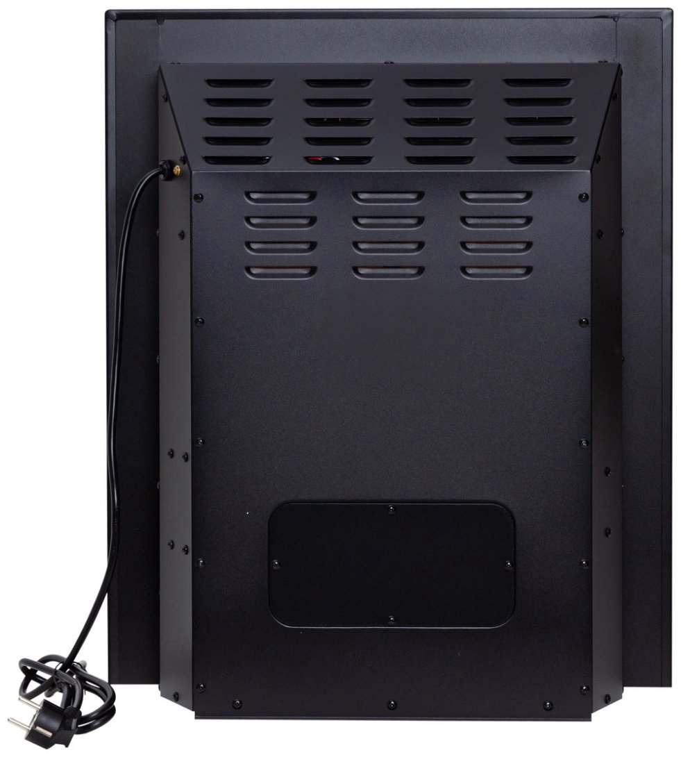 Электрокамин Real Flame MAJESTIC LUX BL 610х503х245, обогрев, зеркало/черный купить,NaN