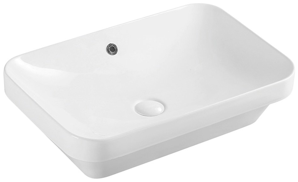 Раковина Calypso CS6051 накладная прямоугольная 42.5, санфарфор купить,NaN