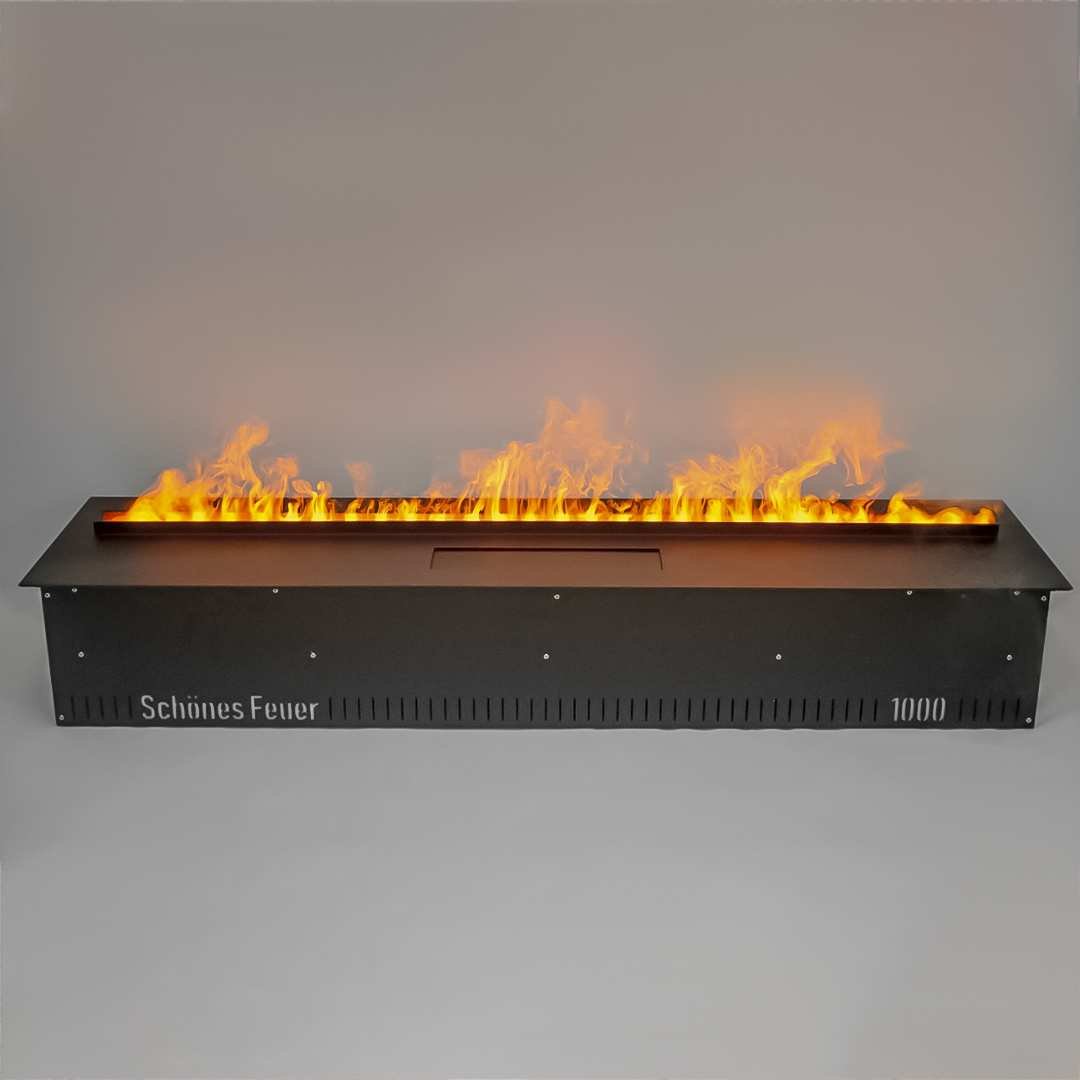 Электрокамин Schones Feuer встроенный 1000 PRO Brass