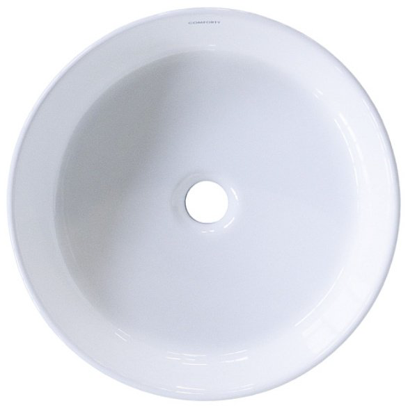 Раковина Comforty CF3074 накладная круглая 40, санфарфор купить,NaN