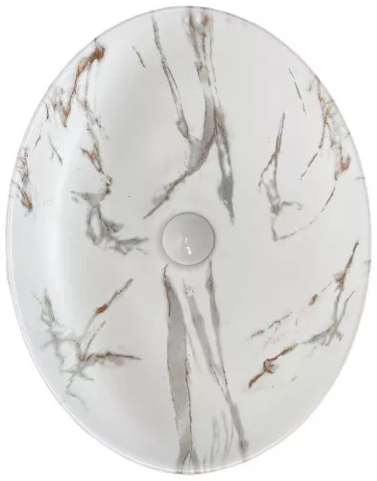 Раковина Comforty N78166MWY-2 накладная овальная 51, санфарфор