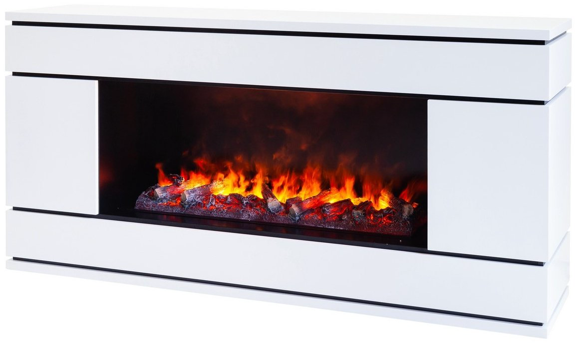 Электрокамин Real Flame напольный Vega CST1000 WT с очагом 3D Cassette 1000 купить,NaN