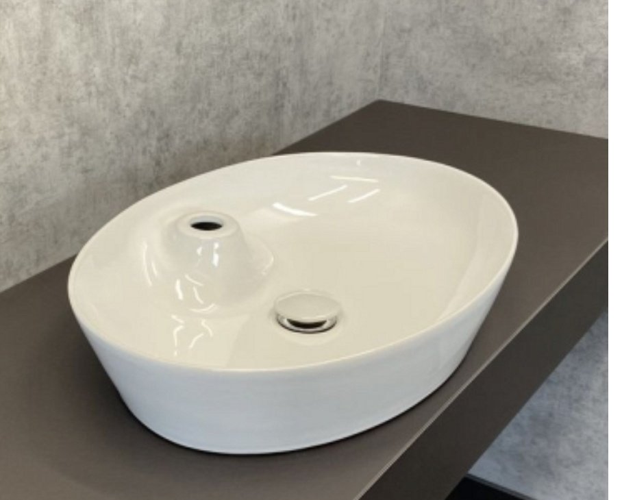 Раковина Comforty 78201 накладная овальная 55, санфарфор