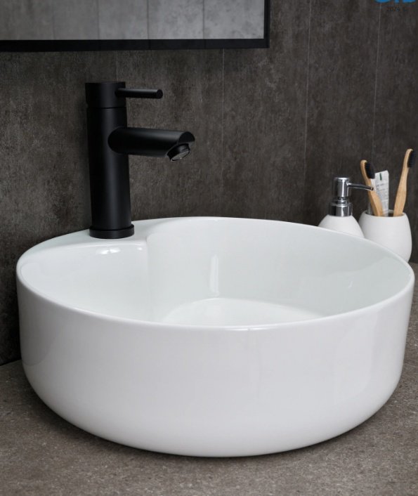 Раковина GID-ceramic N9013 накладная круглая 40, керамика