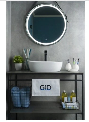 Раковина GID-ceramic N9026b накладная овальная 48, керамика купить,NaN