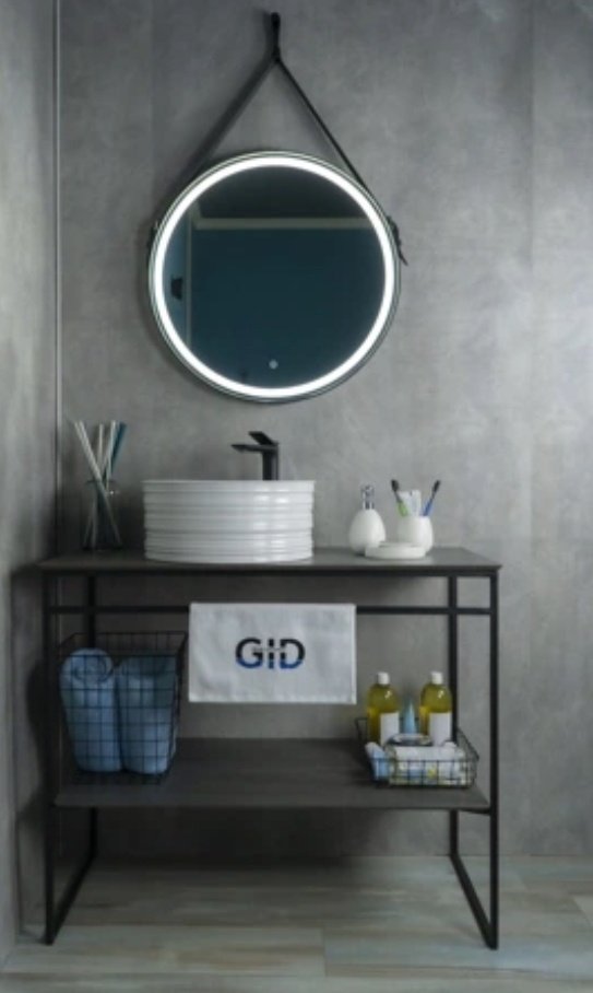 Раковина GID-ceramic W969 накладная круглая 41, керамика