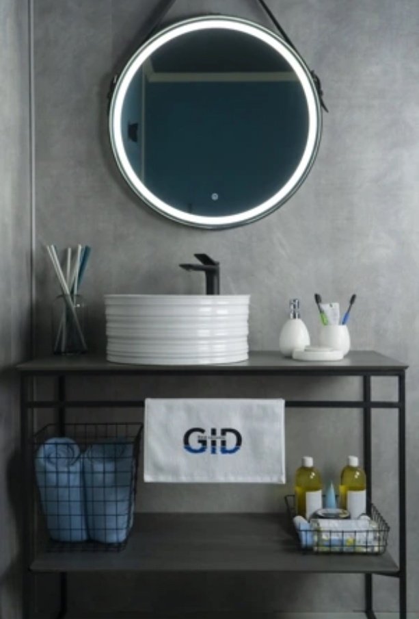 Раковина GID-ceramic W969 накладная круглая 41, керамика