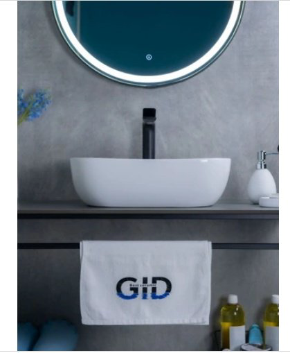 Раковина GID-ceramic D1333 накладная овальная 46, керамика купить,82087