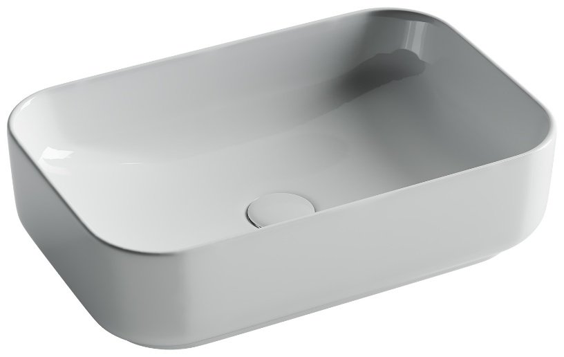 Раковина Ceramicanova CN5043 накладная прямоугольная 51, санфарфор