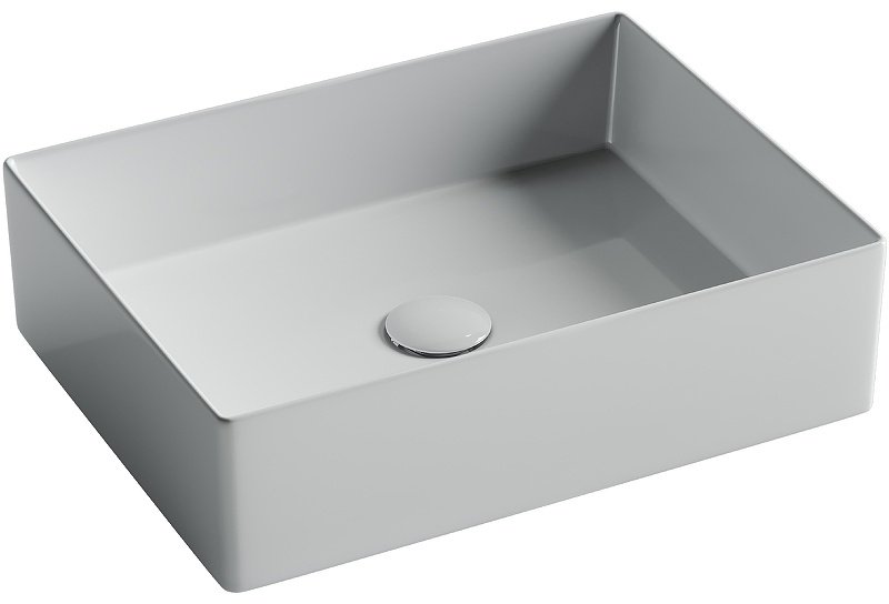 Раковина Ceramicanova CN6069 накладная прямоугольная 47.1, фарфор