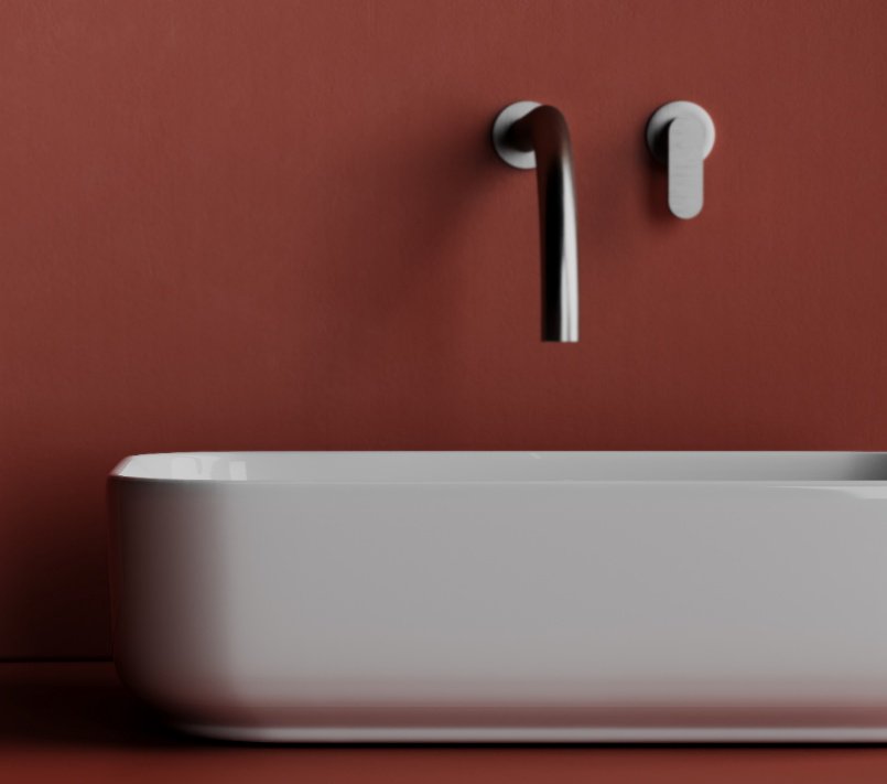 Раковина Ceramicanova CN5043 накладная прямоугольная 51, санфарфор
