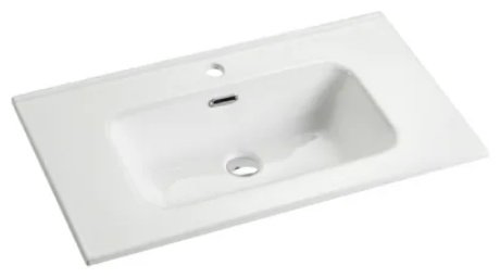 Раковина GID-ceramic 9060s врезная прямоугольная 61, керамика
