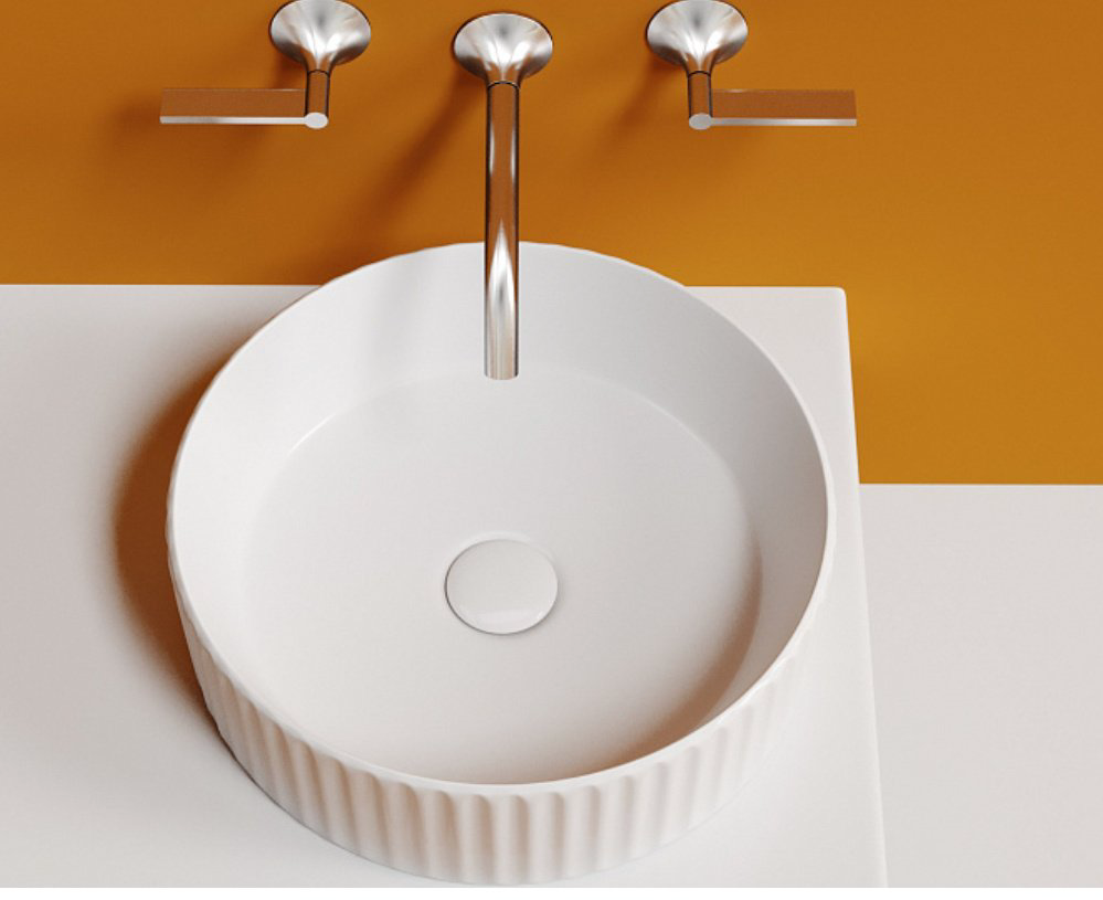 Раковина Ceramicanova CN6057 накладная круглая 36, санфарфор купить,NaN