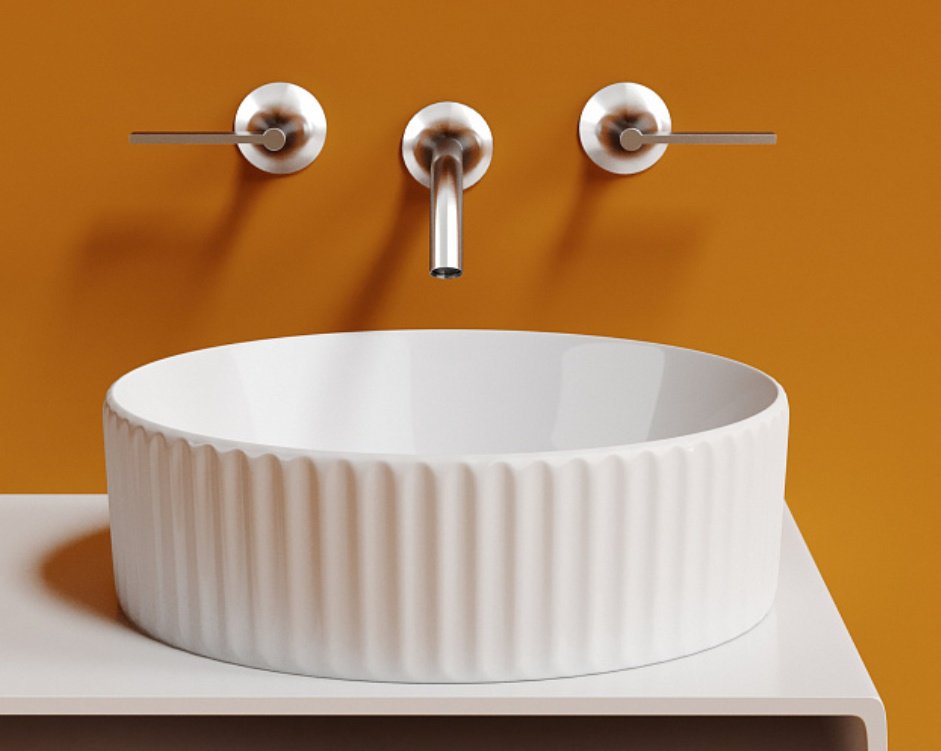 Раковина Ceramicanova CN6057 накладная круглая 36, санфарфор