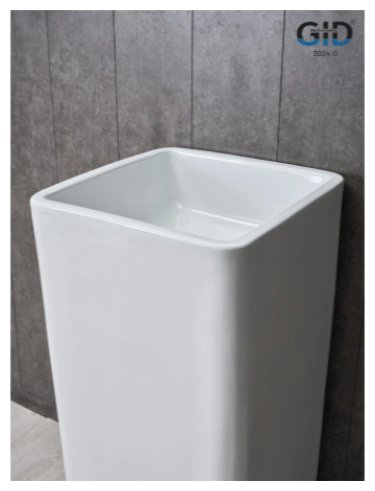 Раковина GID-ceramic Nb149 с пьедесталом квадратная 41, керамика купить,247954