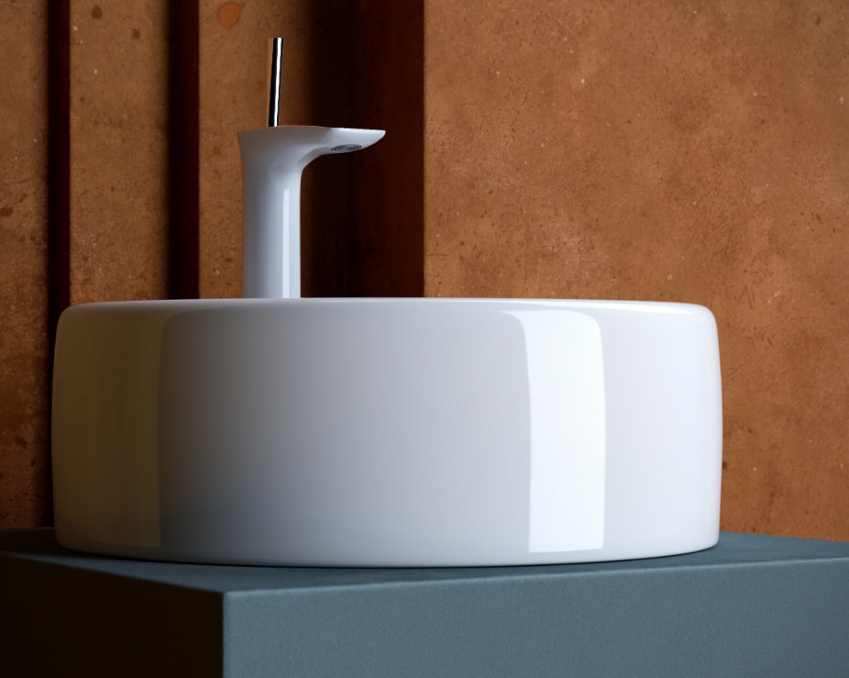 Раковина Ceramicanova CN5027 накладная круглая 40, санфарфор