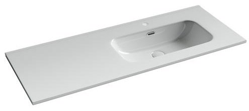 Раковина Ceramicanova CN7006R накладная прямоугольная 46.5, мрамор