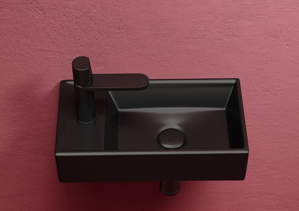 Раковина Ceramicanova CN6051RMB подвесная прямоугольная 41, санфарфор