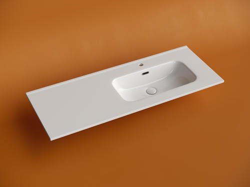 Раковина Ceramicanova CN7006R накладная прямоугольная 46.5, мрамор
