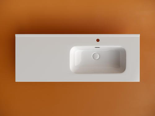 Раковина Ceramicanova CN7006R накладная прямоугольная 46.5, мрамор купить,378299