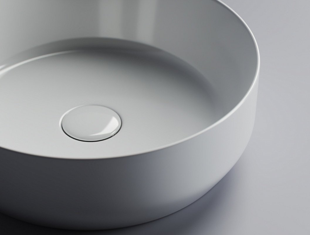 Раковина Ceramicanova CN6022 накладная круглая 39, санфарфор
