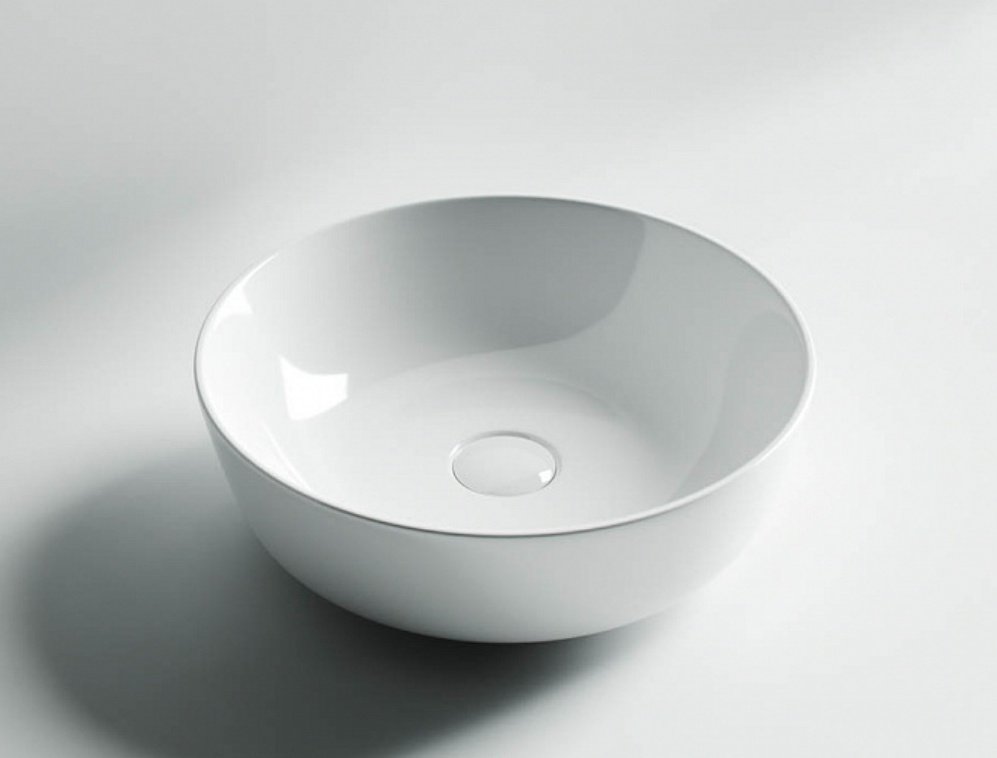 Раковина Ceramicanova CN6013 накладная круглая 42, санфарфор