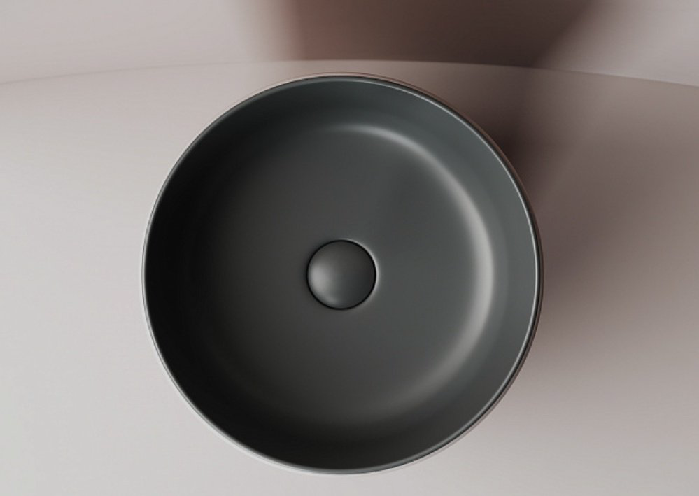 Раковина Ceramicanova CN6073MDH накладная круглая 35, санфарфор купить,153827