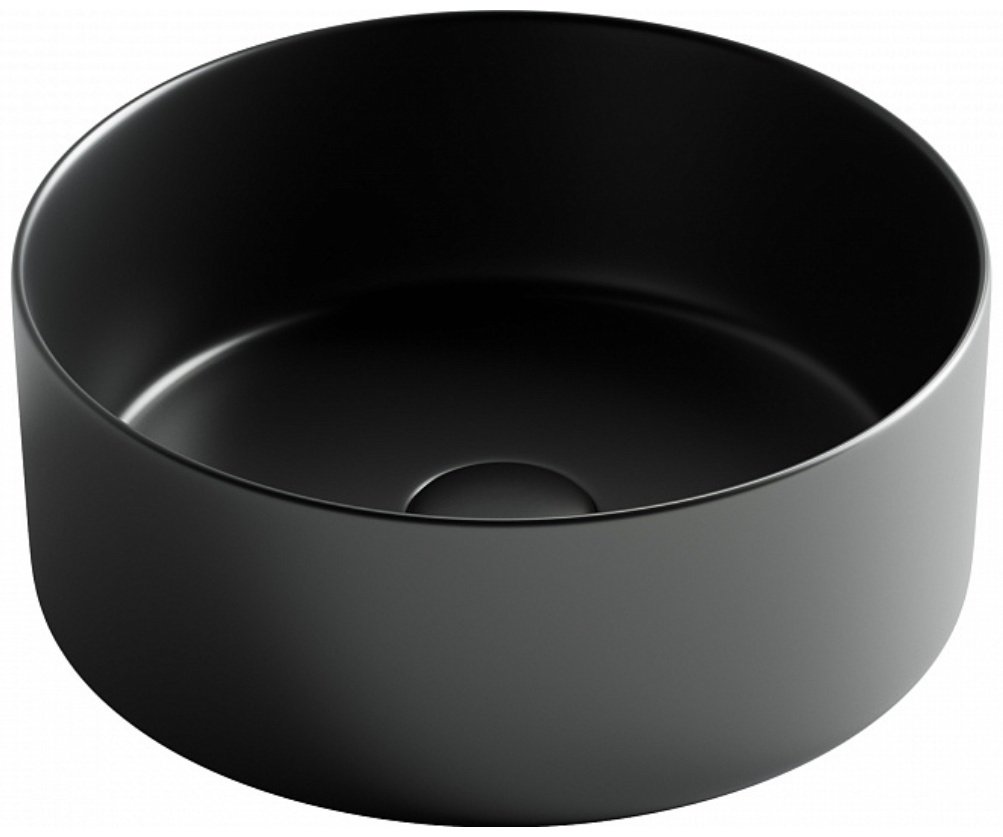 Раковина Ceramicanova CN6032MB накладная круглая 36, санфарфор