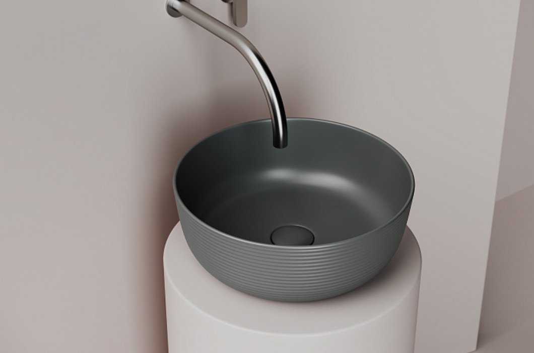 Раковина Ceramicanova CN6073MDH накладная круглая 35, санфарфор