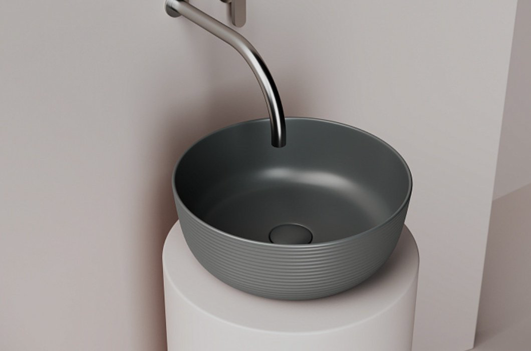 Раковина Ceramicanova CN6073MDH накладная круглая 35, санфарфор купить,153827