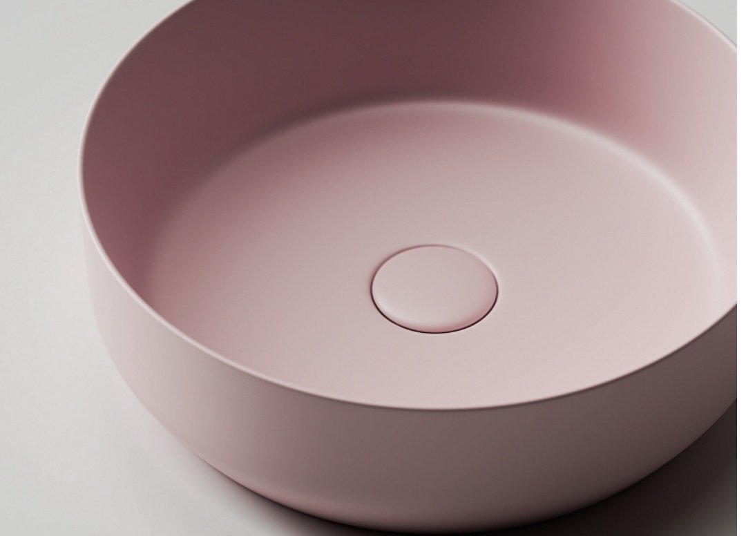 Раковина Ceramicanova CN6022MP накладная круглая 39, санфарфор