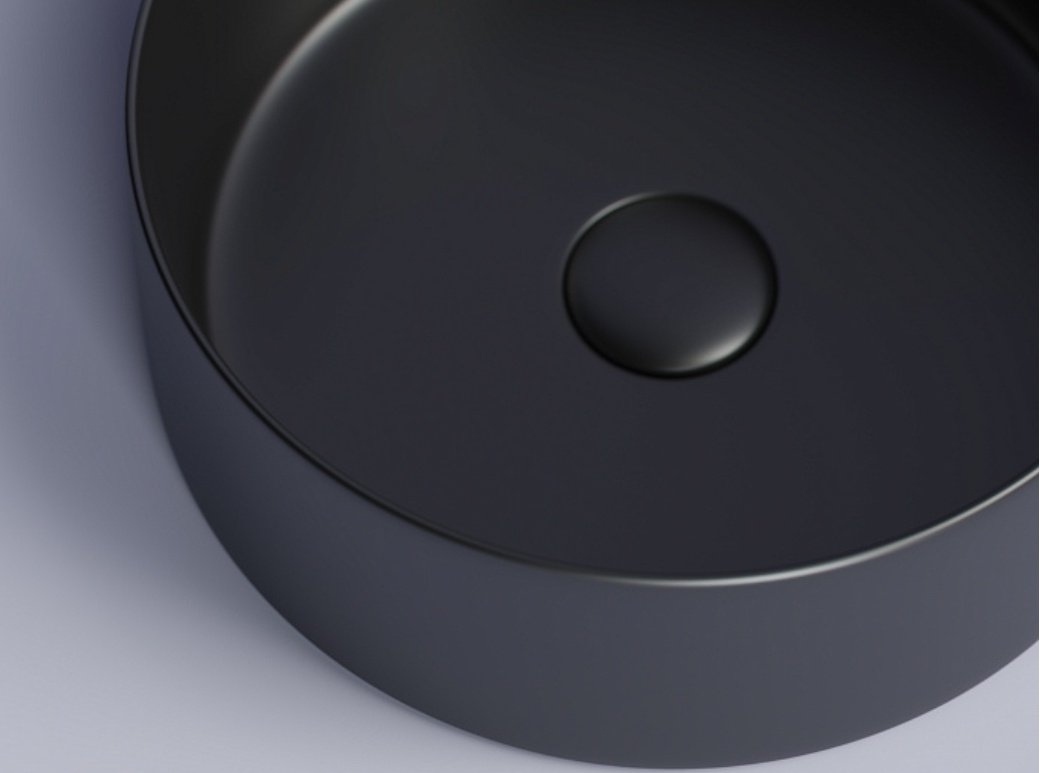 Раковина Ceramicanova CN6032MB накладная круглая 36, санфарфор