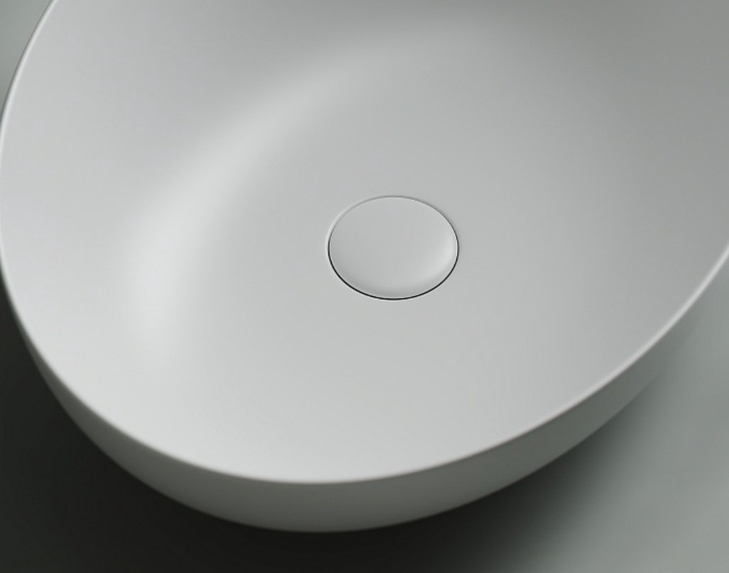 Раковина Ceramicanova CN6017MW накладная овальная 52, санфарфор купить,264869