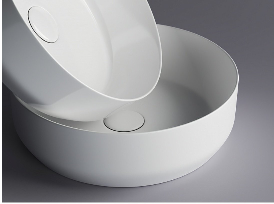 Раковина Ceramicanova CN6022 накладная круглая 39, санфарфор