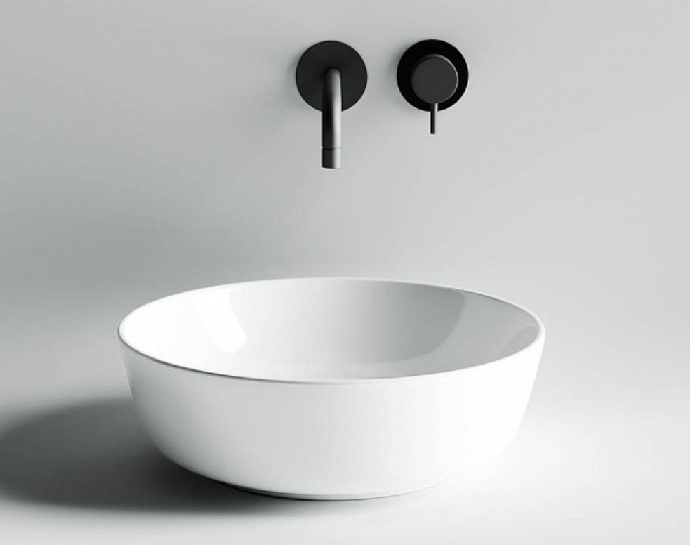 Раковина Ceramicanova CN6013 накладная круглая 42, санфарфор купить,106465