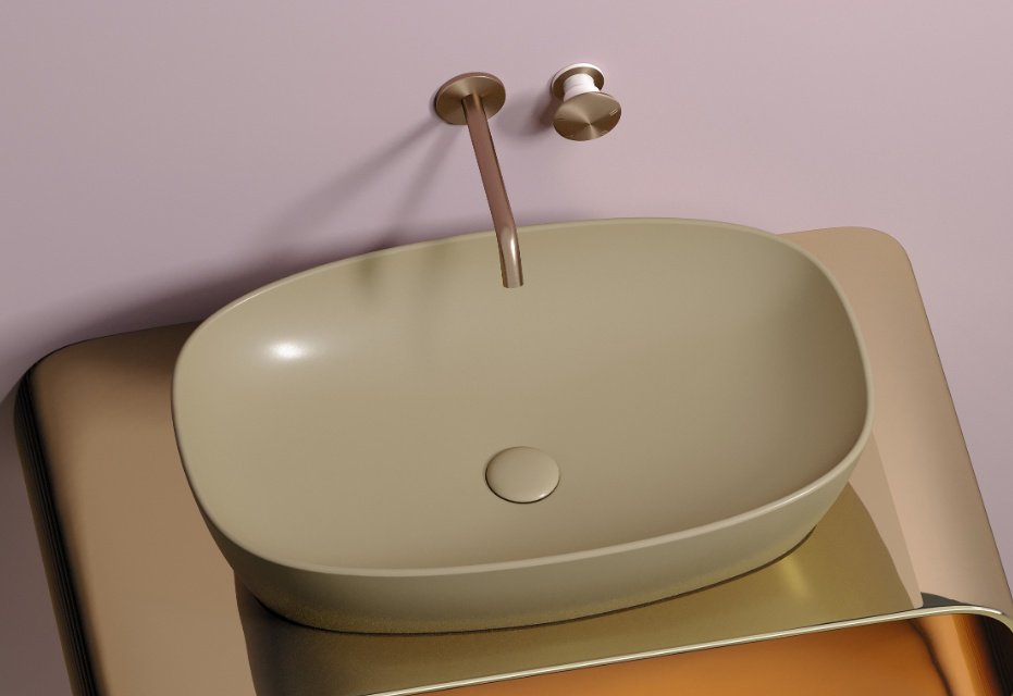 Раковина Ceramicanova CN6049MC накладная овальная 60, санфарфор