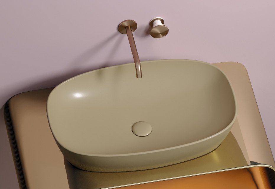 Раковина Ceramicanova CN6049MC накладная овальная 60, санфарфор купить,NaN