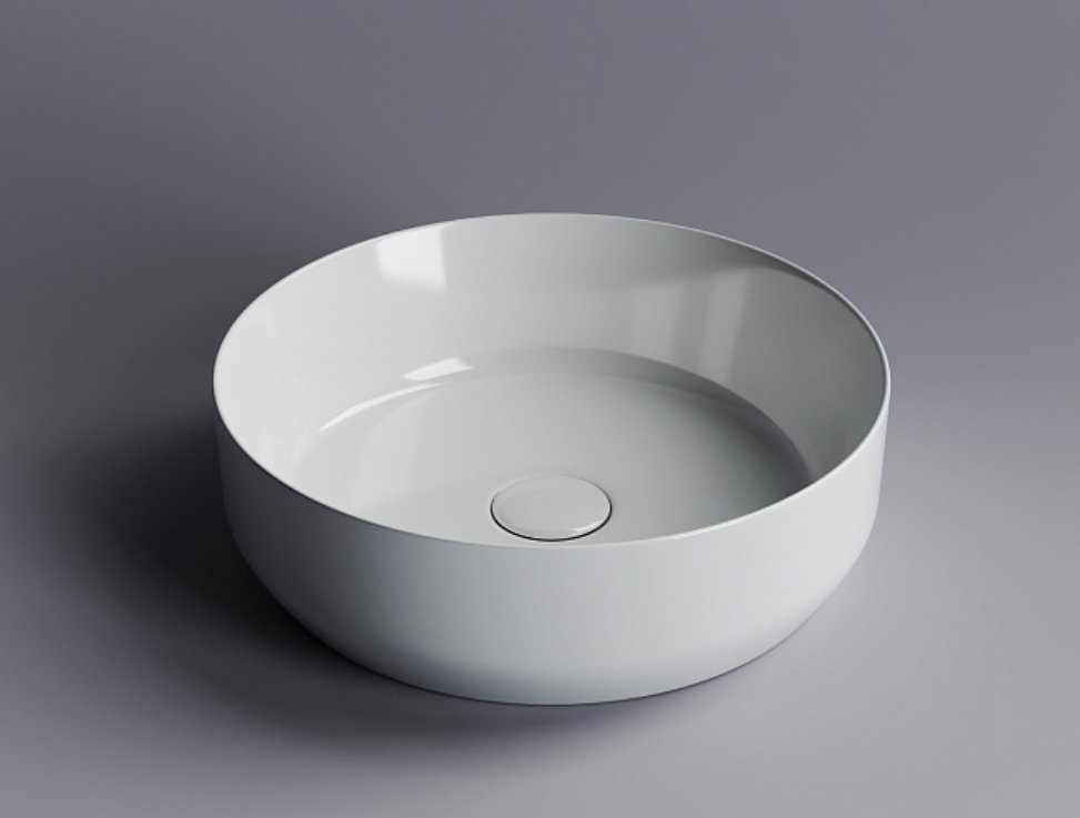 Раковина Ceramicanova CN6022 накладная круглая 39, санфарфор