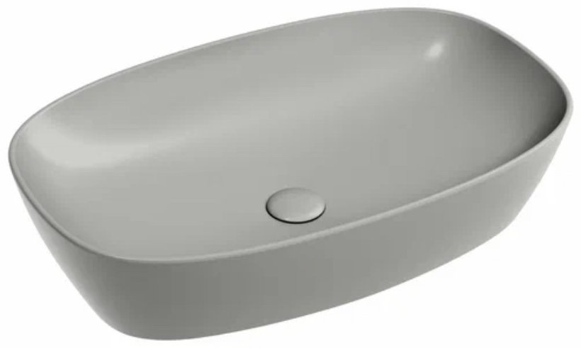 Раковина Ceramicanova CN6049MH накладная прямоугольная 60, санфарфор