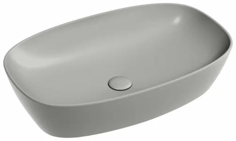 Раковина Ceramicanova CN6049MH накладная прямоугольная 60, санфарфор купить,NaN