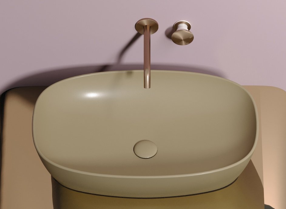 Раковина Ceramicanova CN6049MC накладная овальная 60, санфарфор