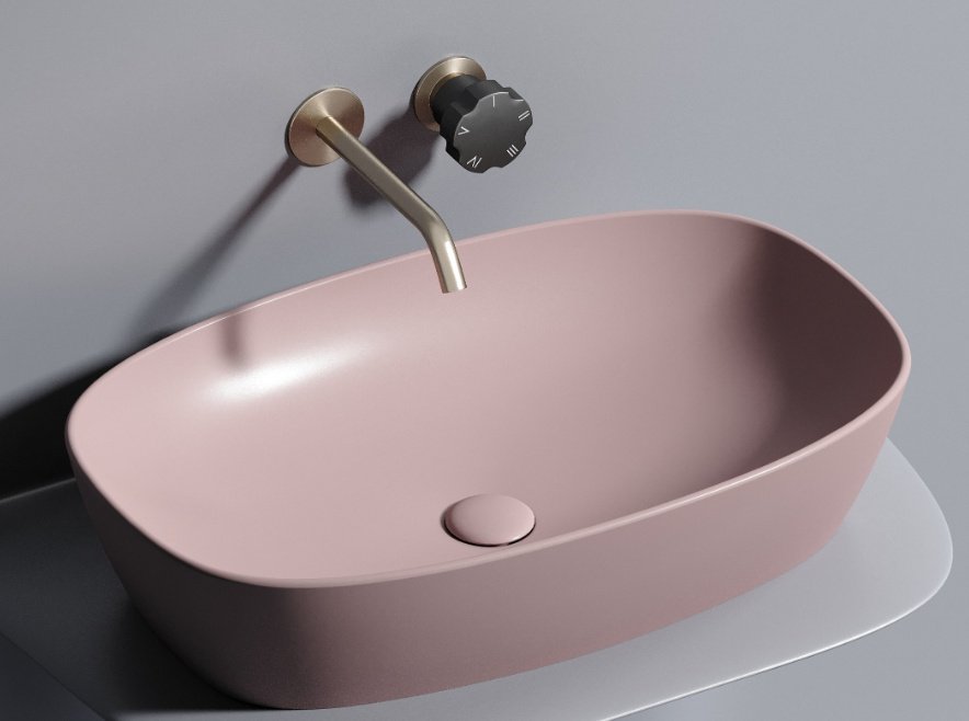 Раковина Ceramicanova CN6049MP накладная овальная 60, санфарфор