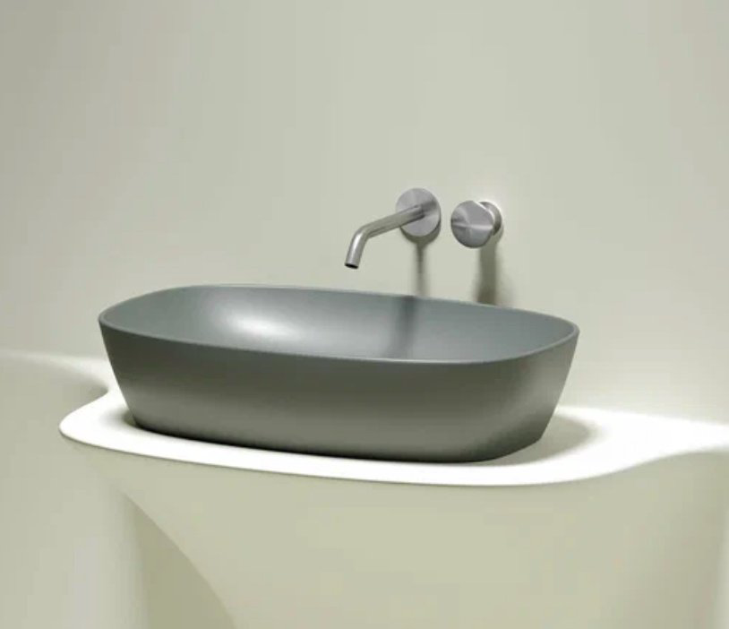 Раковина Ceramicanova CN6049MH накладная прямоугольная 60, санфарфор купить,NaN