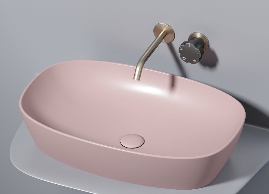 Раковина Ceramicanova CN6049MP накладная овальная 60, санфарфор