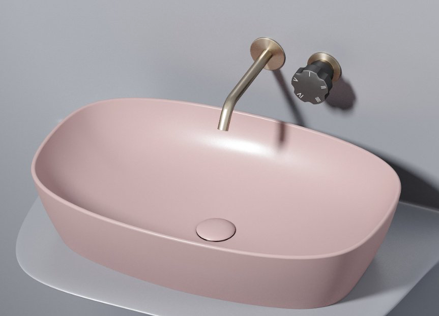 Раковина Ceramicanova CN6049MP накладная овальная 60, санфарфор купить,NaN