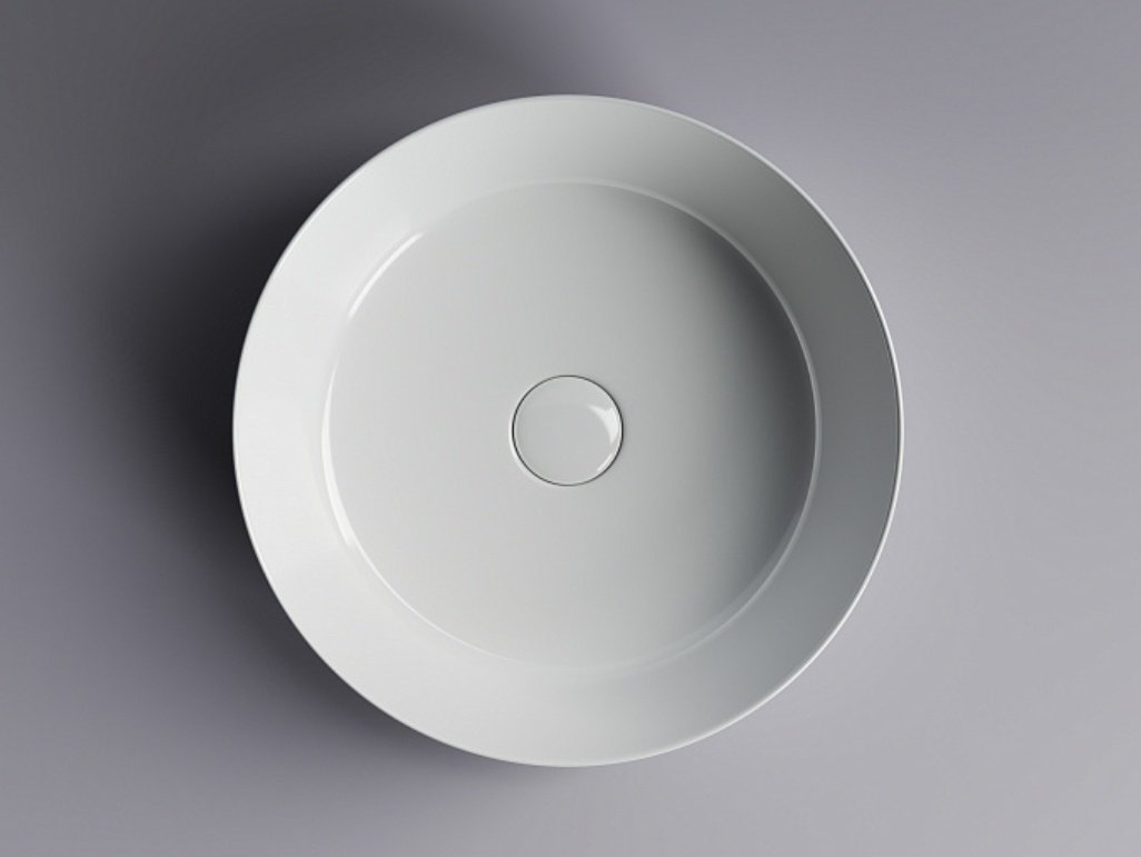 Раковина Ceramicanova CN6022 накладная круглая 39, санфарфор