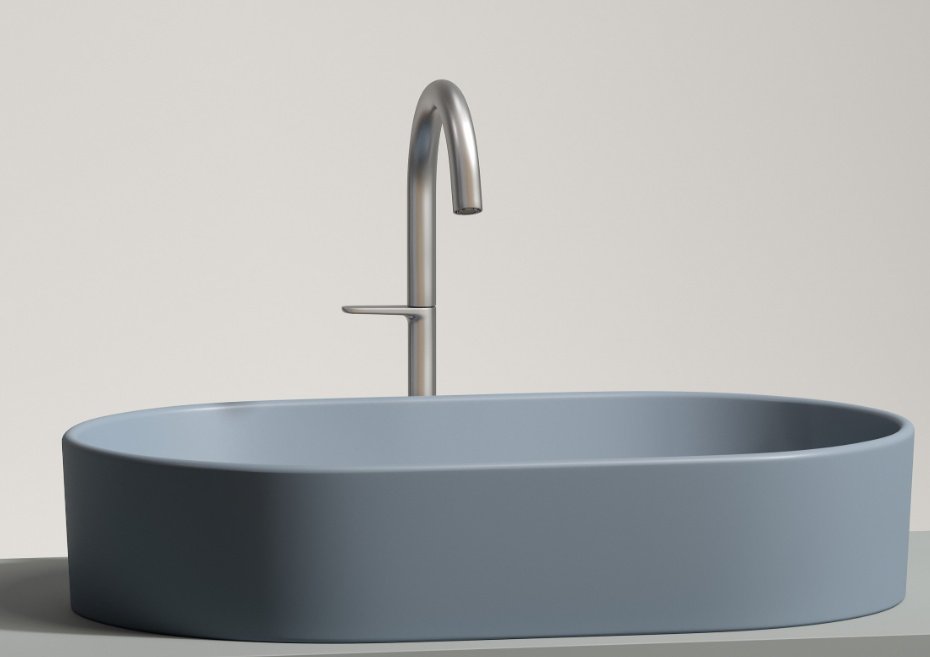 Раковина Ceramicanova CN6048MHL накладная овальная 60, санфарфор