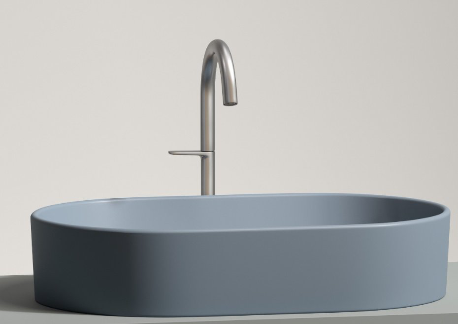 Раковина Ceramicanova CN6048MHL накладная овальная 60, санфарфор купить,NaN
