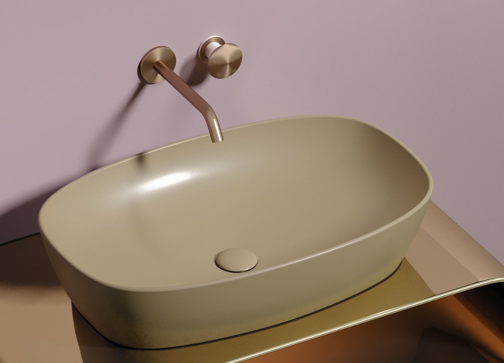 Раковина Ceramicanova CN6049MC накладная овальная 60, санфарфор