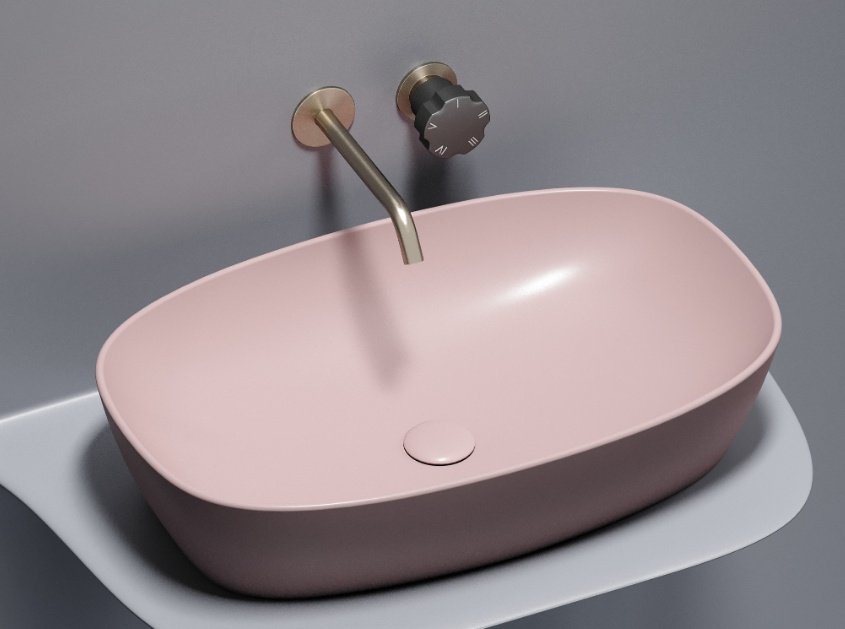 Раковина Ceramicanova CN6049MP накладная овальная 60, санфарфор